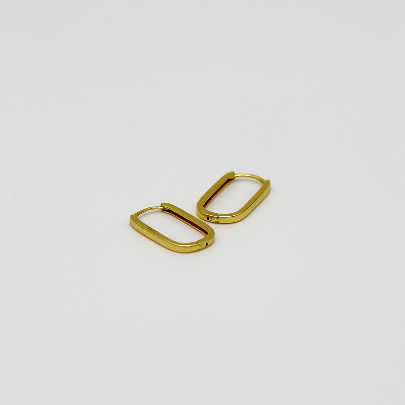 Essential Elongated Gold Hoops