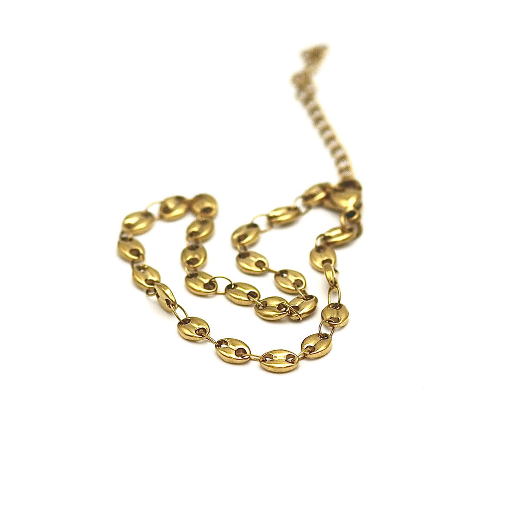 La Mer Link Anklet Gold